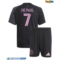 Maglie da calcio Inter Miami Rodrigo De Paul #7 Seconda Maglia Bambino 2025-26 Manica Corta + Pantaloni corti)